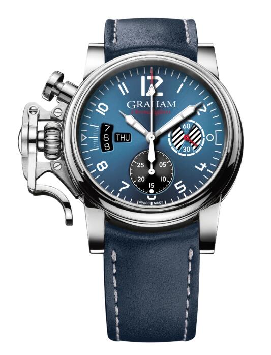 Graham CHRONOFIGHTER VINTAGE - BLUE 2CVAS.U21A Replica Watch